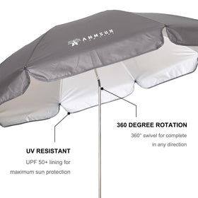 AMMSUN UPF50+ fabric protects skin during outdoor use