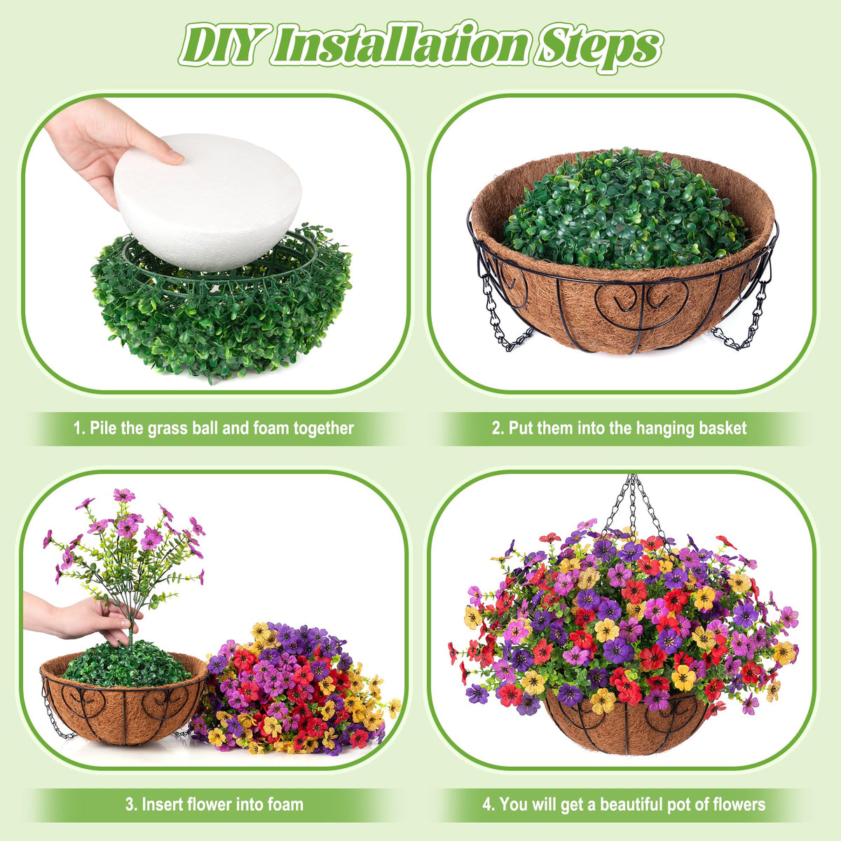 Ammyoo daisy basket captured from multiple angles for a complete view