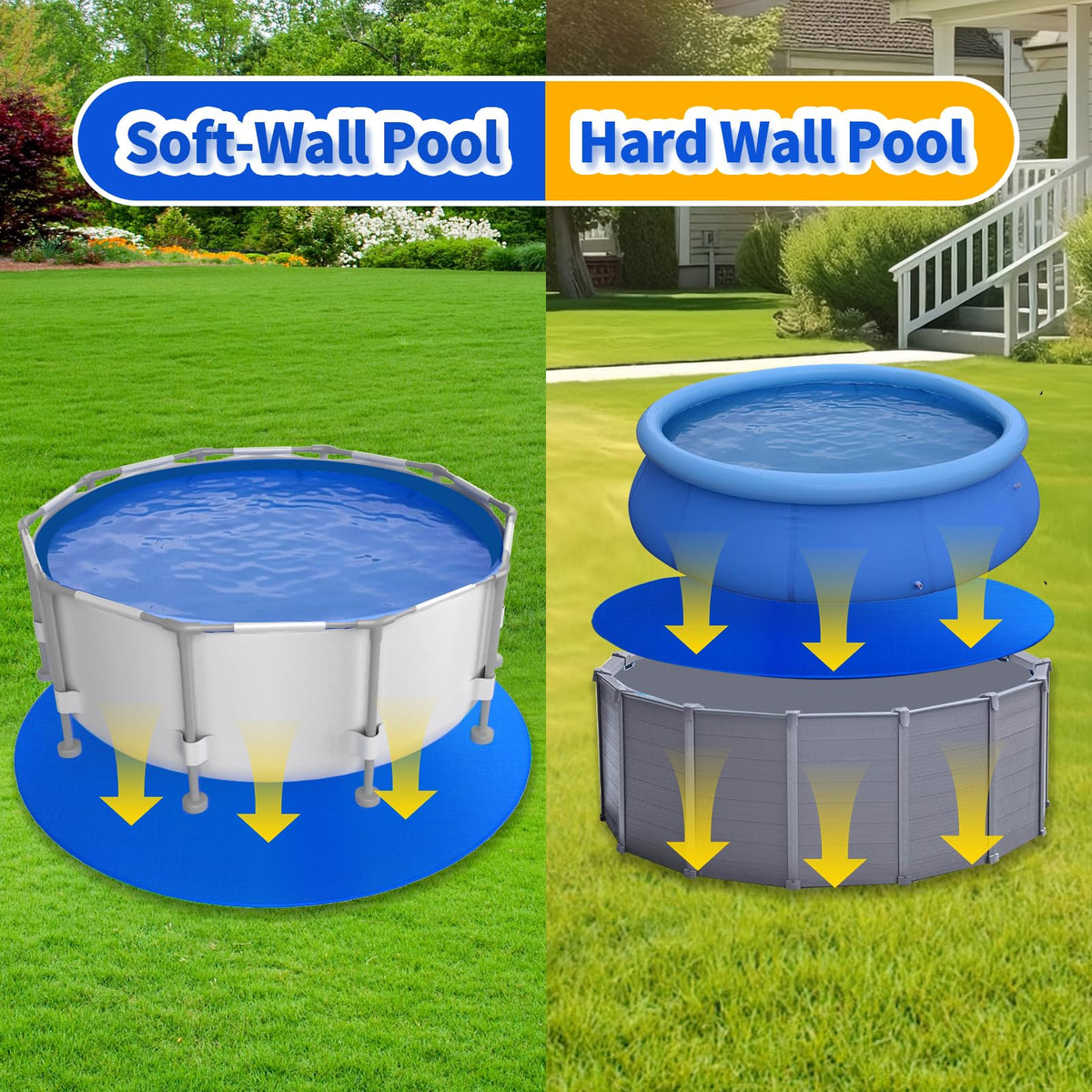 Amortherapie sun-resistant blue pad edge highlights fade-resistant color.