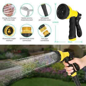 AMOOX lightweight hose that is easy to maneuver and store.