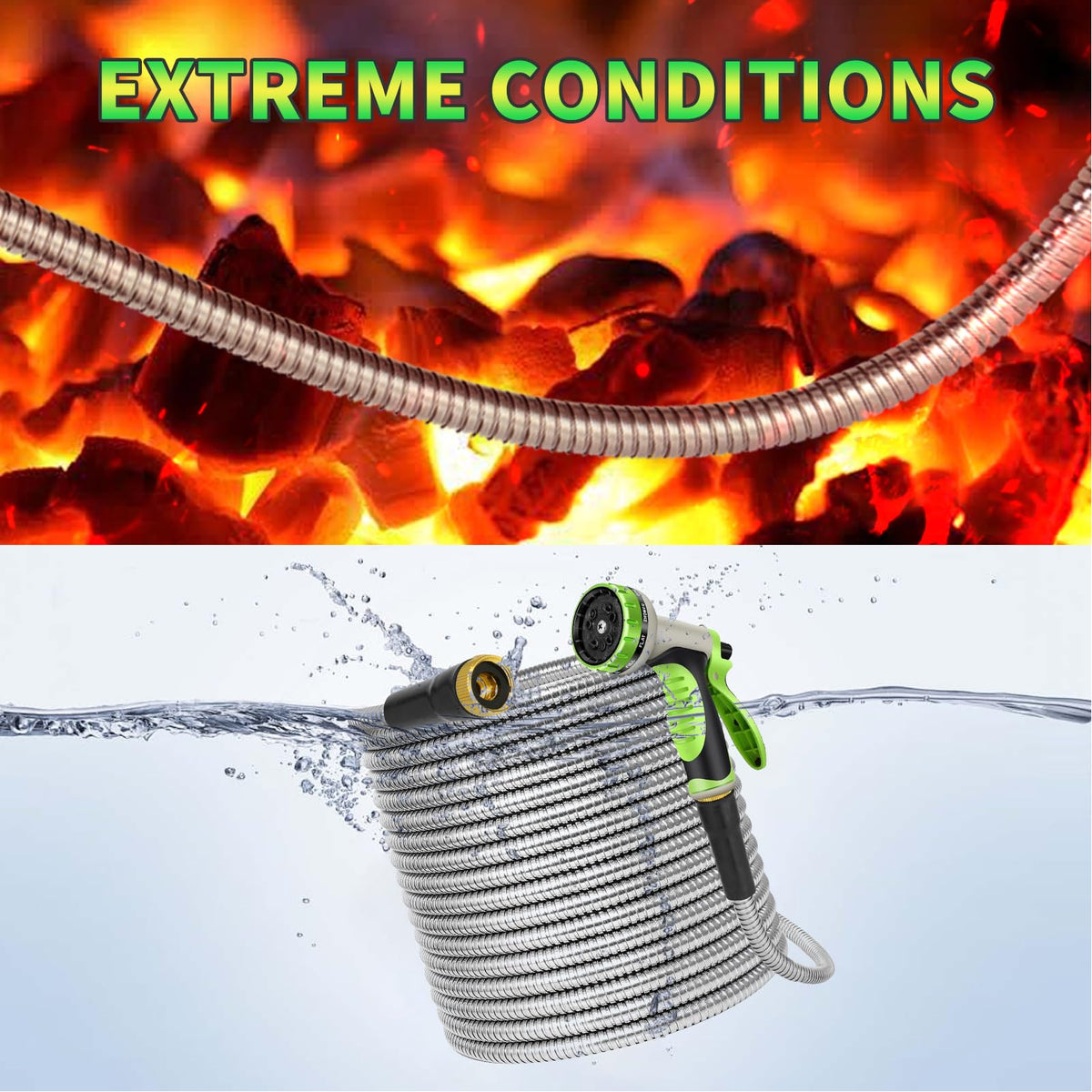 AMOOX outdoor car wash setup showing long reach and steady spray