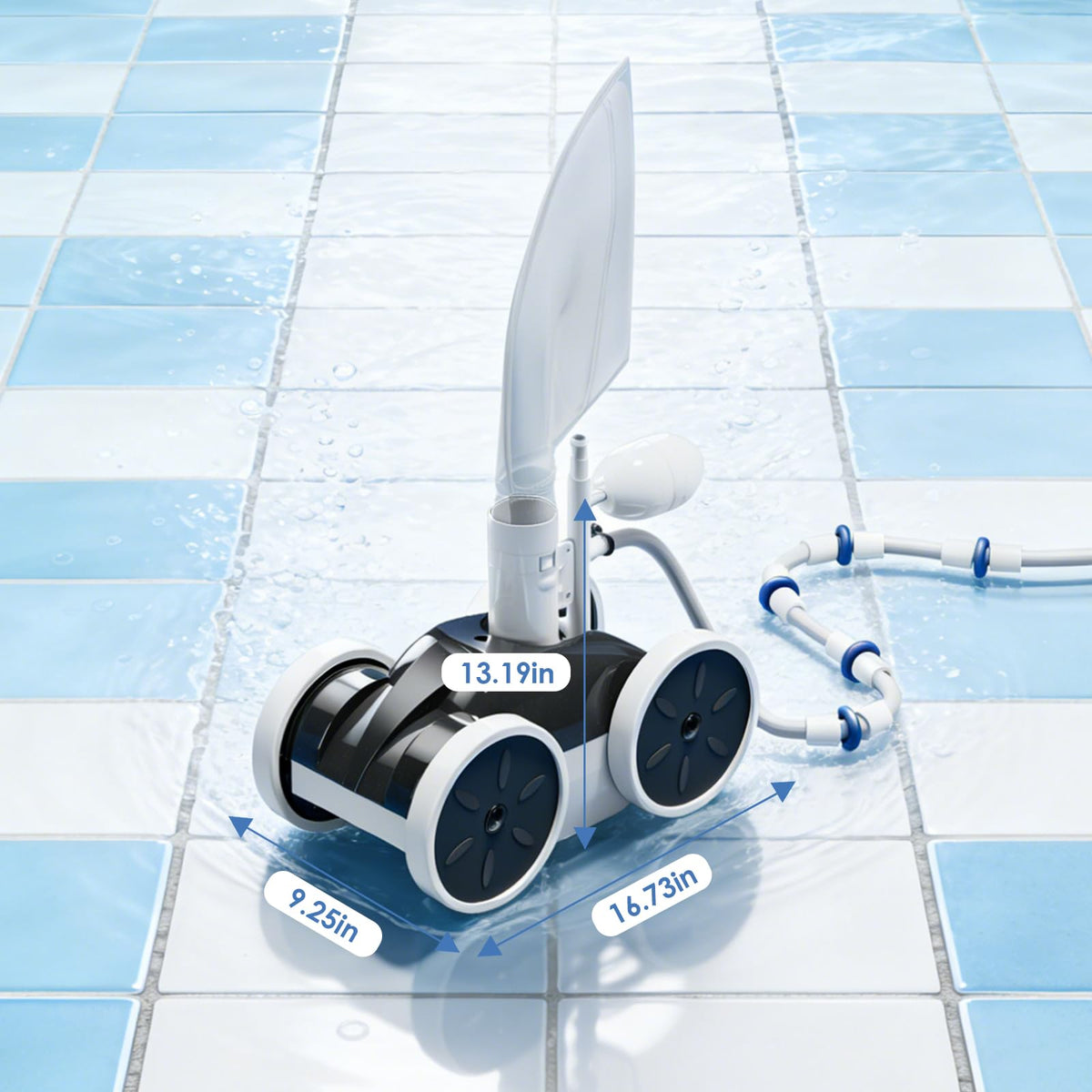 Amptyhub upgrade pool sweeper jet adjustment highlight for pool-specific direction