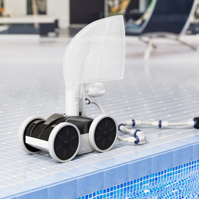 Amptyhub upgrade pool sweeper mounting assembly during installation