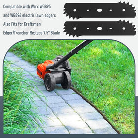 AMTHKNO 2-pack edger blades for extended edging sessions