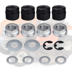 AMTHKNO    E-clips for secure wheel assembly and long-lasting use