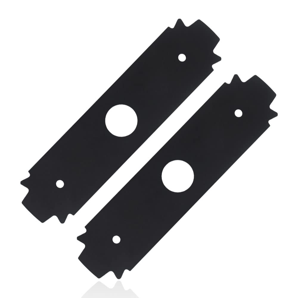 AMTHKNO AC04215 reversible edge blade for Ryobi edger demonstrating extended life from flipping