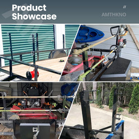 Complete set with hangers and pins supports safe storage and transport.