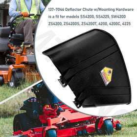 AMTHKNO deflector chute compatible with Time-Cutter and Exmark Quest models