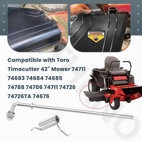 AMTHKNO deflector chute reduces splash and keeps surrounding area cleaner