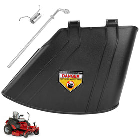 AMTHKNO deflector chute ready for reliable performance during mowing