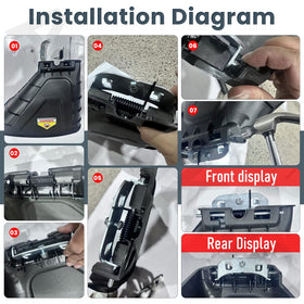 AMTHKNO discharge chute installed on Cub Cadet ZT1 for smooth debris discharge.