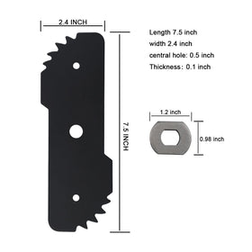 AMTHKNO EB-007 compatible with Black & Decker LE750 LE710 LE760 models.