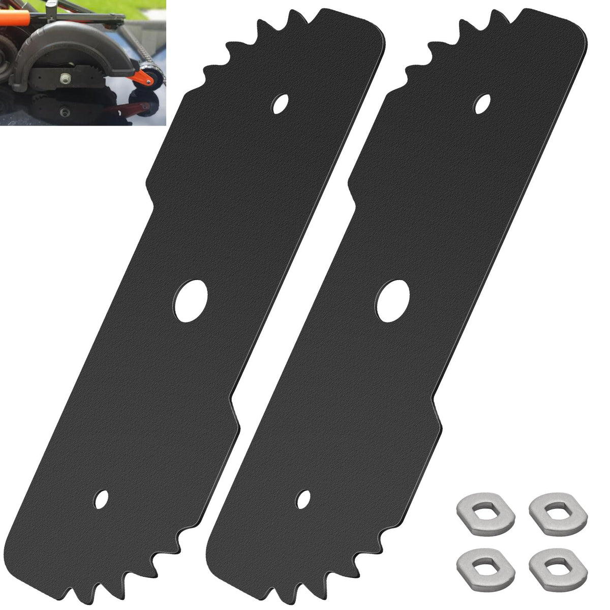 AMTHKNO edger blade 2-pack for durable lawn edging