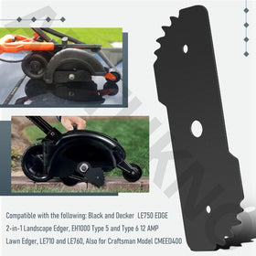 AMTHKNO edger blade compatible with LE750 EH1000 CMEED400 models