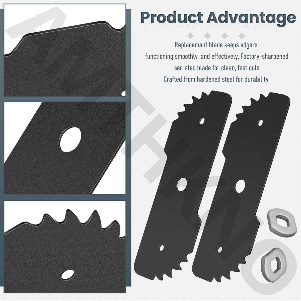 AMTHKNO edger blade installation guide aids proper replacement