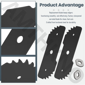 AMTHKNO edger blade installation guide aids proper replacement