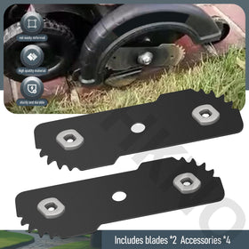 AMTHKNO edger blade length 7-3-4-inch for wider passes