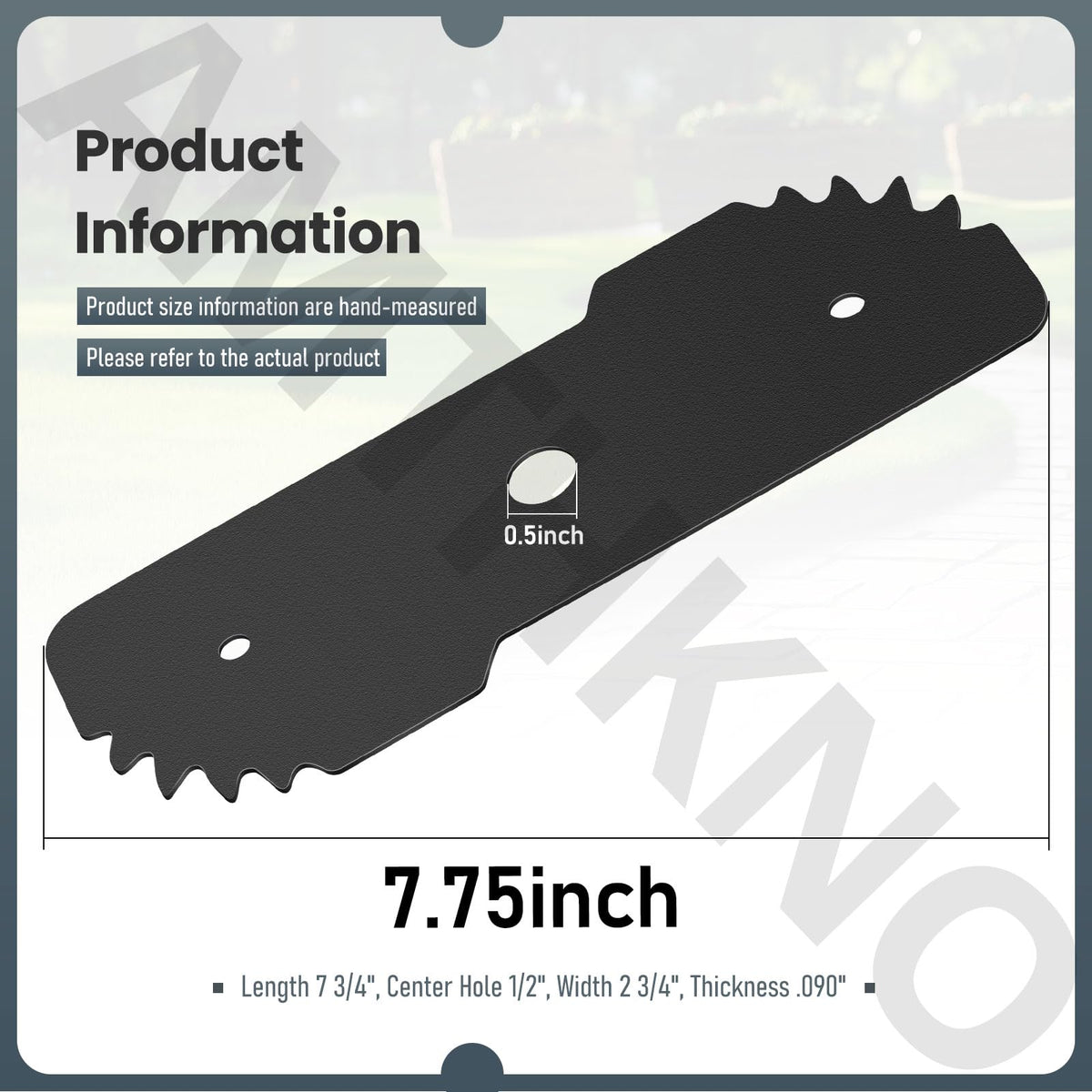 AMTHKNO edger blade serrated teeth for efficient cutting