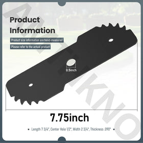 AMTHKNO edger blade serrated teeth for efficient cutting