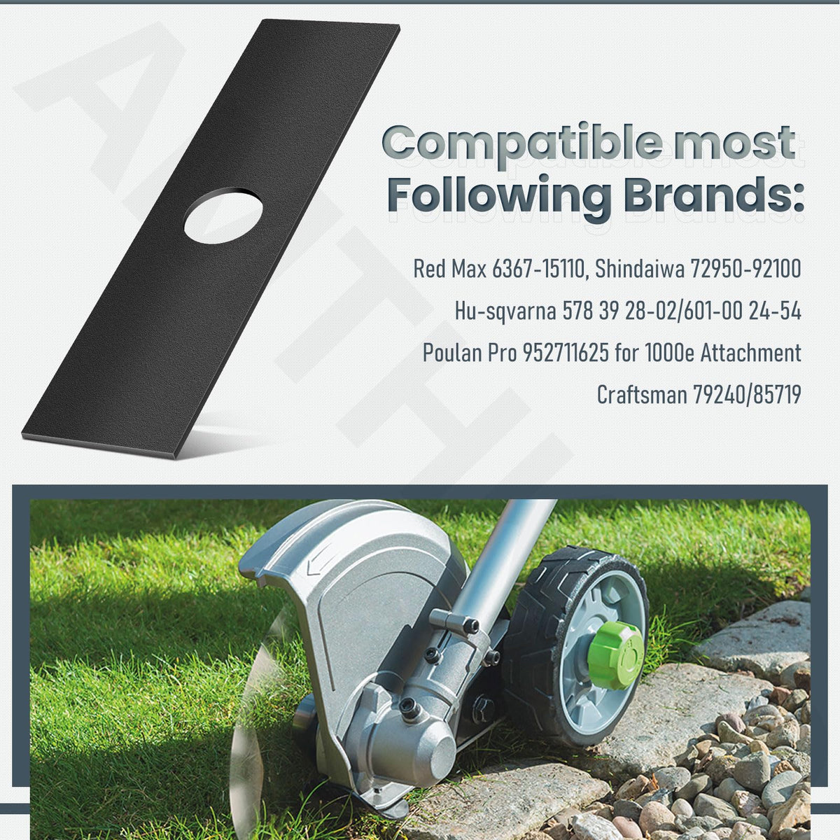 AMTHKNO edger blade side profile reveals slim 0.1-inch thickness