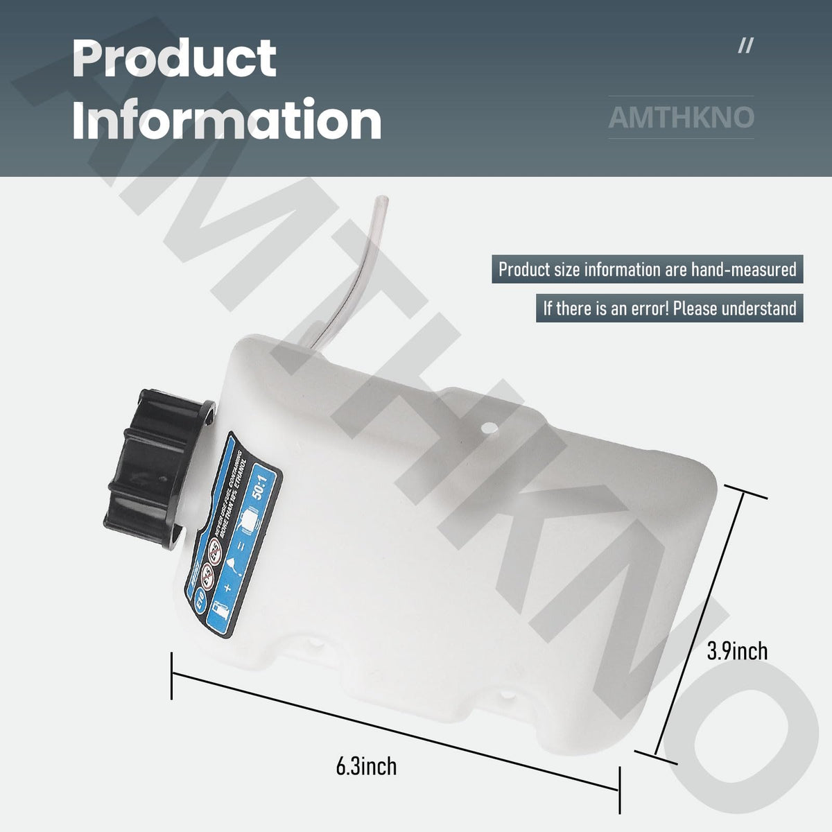 AMTHKNO fuel tank assembly for Ryobi Ry251PH, includes lines and cap for easy setup.