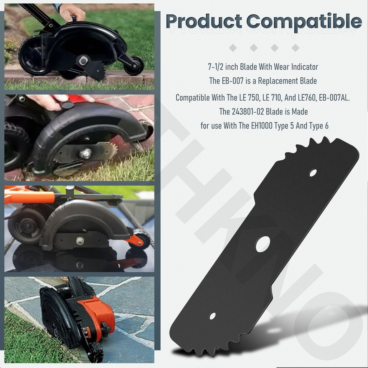 AMTHKNO EB-007 hardened steel construction for longevity.