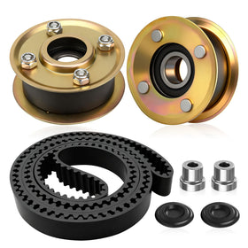 AMTHKNO 131-4509 idler pulley closeup for Toro TimeMaster belt path