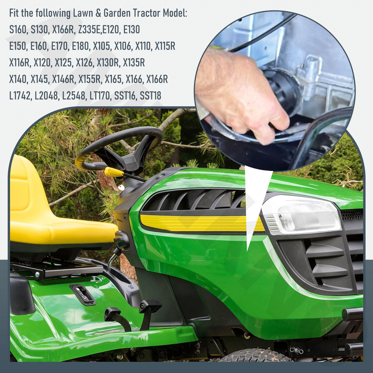 AMTHKNO John Deere model compatibility notes for model range