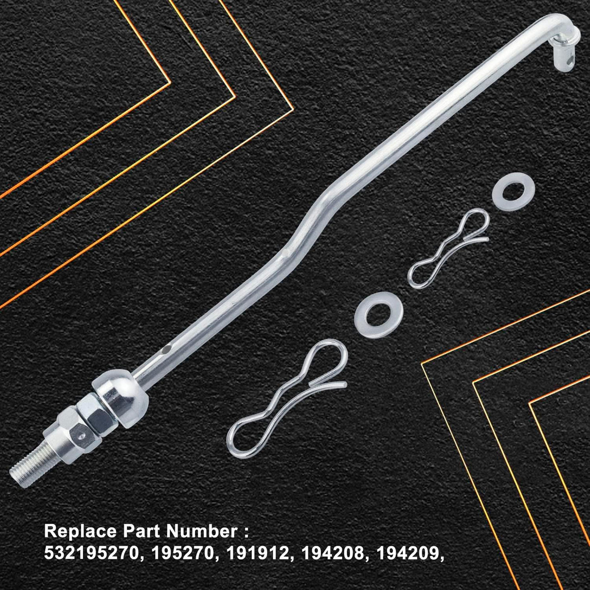 AMTHKNO 195270 lift link shown for robust front linkage performance