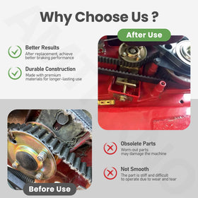 AMTHKNO mower deck assembly image demonstrating component alignment