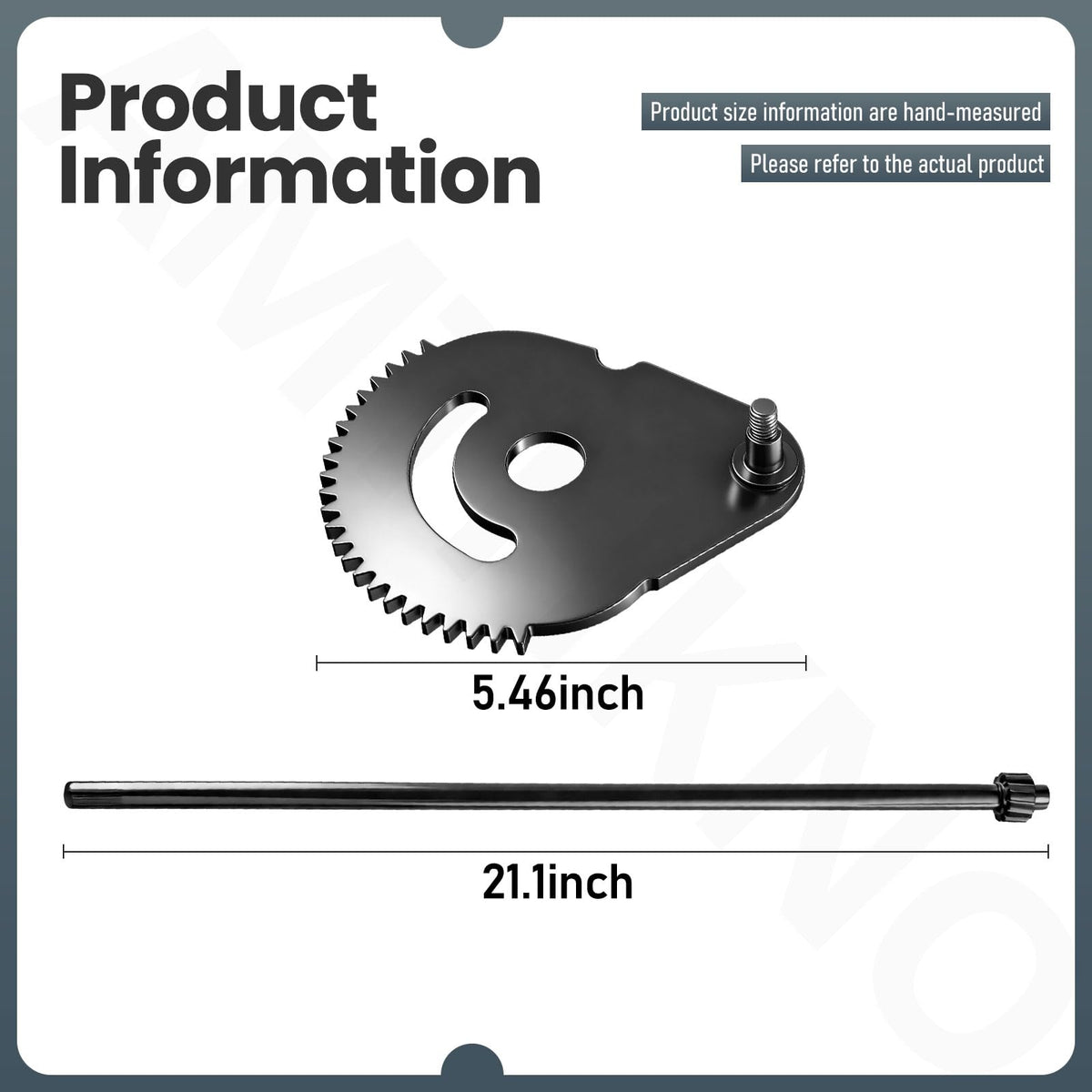 AMTHKNO sector gear kit image highlights durable components for reliable steering restoration.