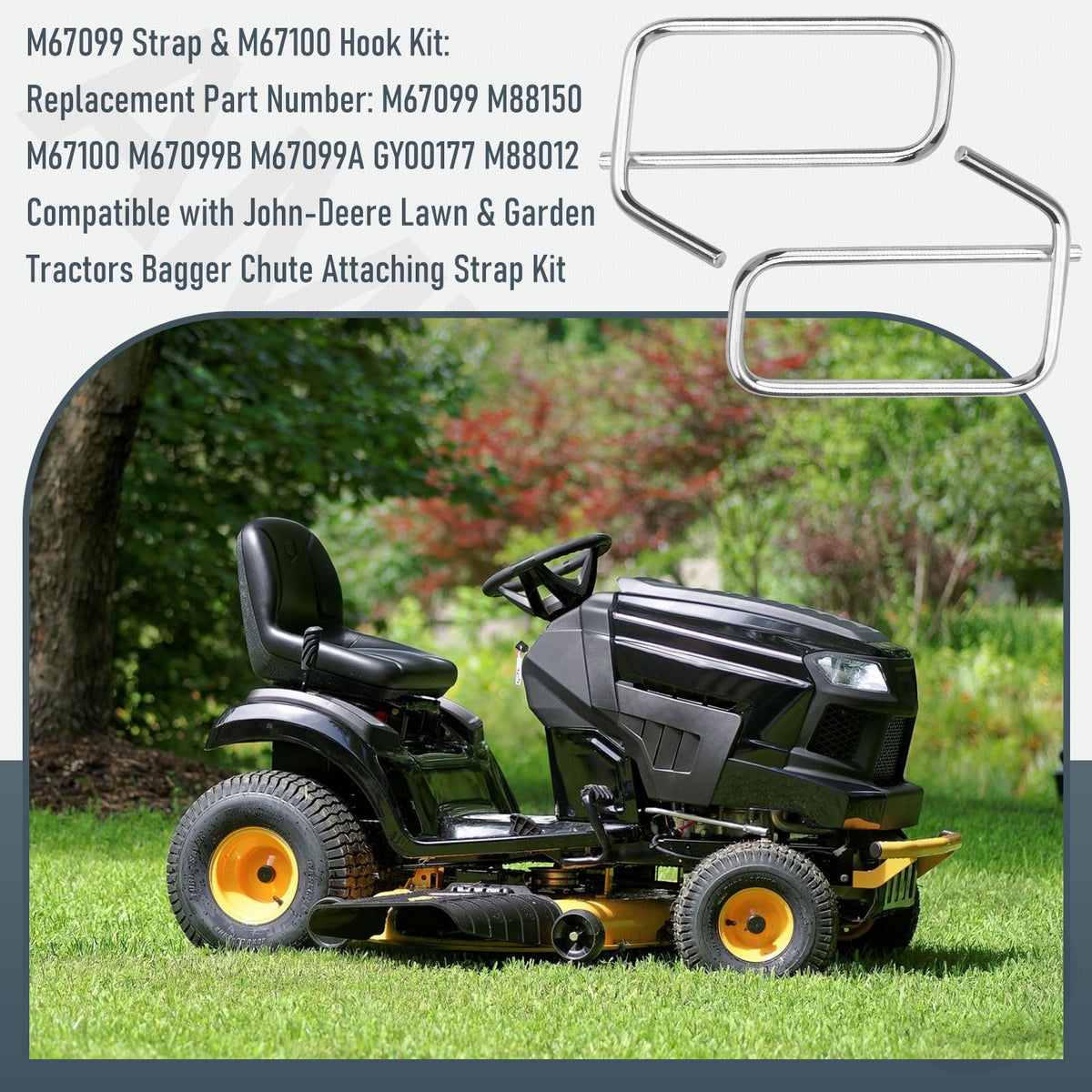 AMTHKNO strap kit installed on a tractor demonstrating tension and stability