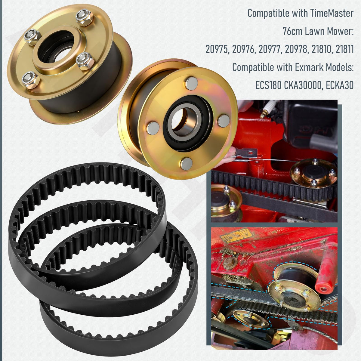 AMTHKNO TurfMaster compatibility image illustrating versatile mower fit