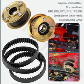 AMTHKNO TurfMaster compatibility image illustrating versatile mower fit