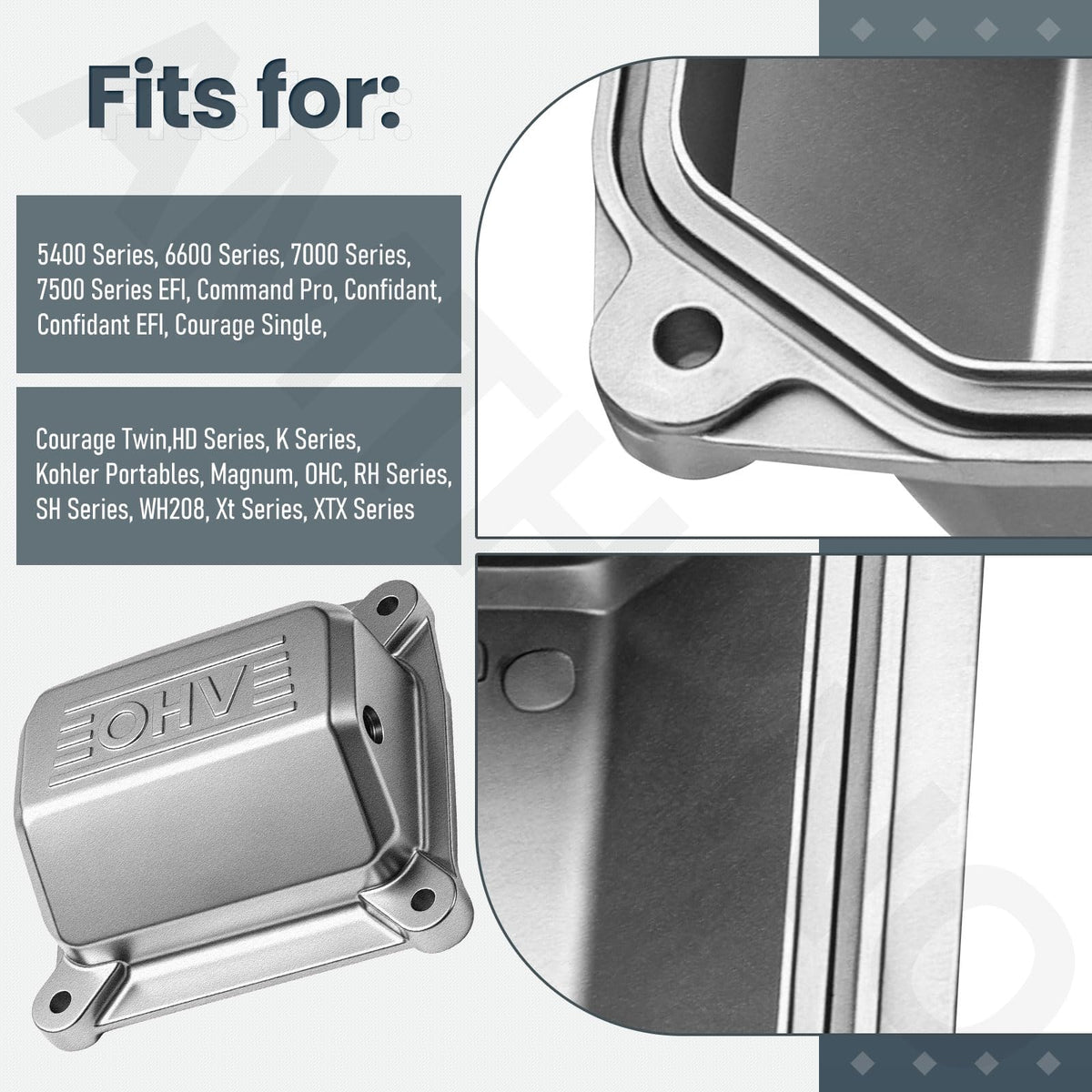 AMTHKNO two valve covers included for complete retrofit and sealing