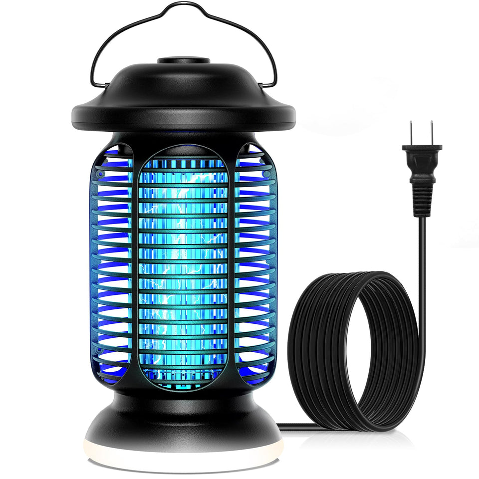 AMUFER Bug Zapper outdoor indoor blue-violet light attracts insects for a cleaner patio