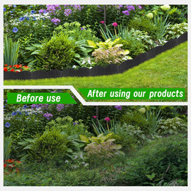 AMURS wind-resistant edging maintains clean lines during gusts.