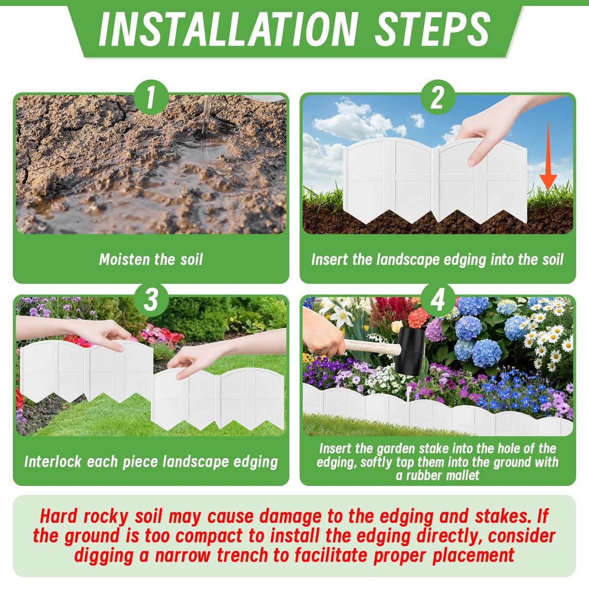 AMURS easy installation demonstrated with interlocking pieces without heavy digging.