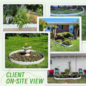 AMURS border creates neat lines and enhances curb appeal from a distance.