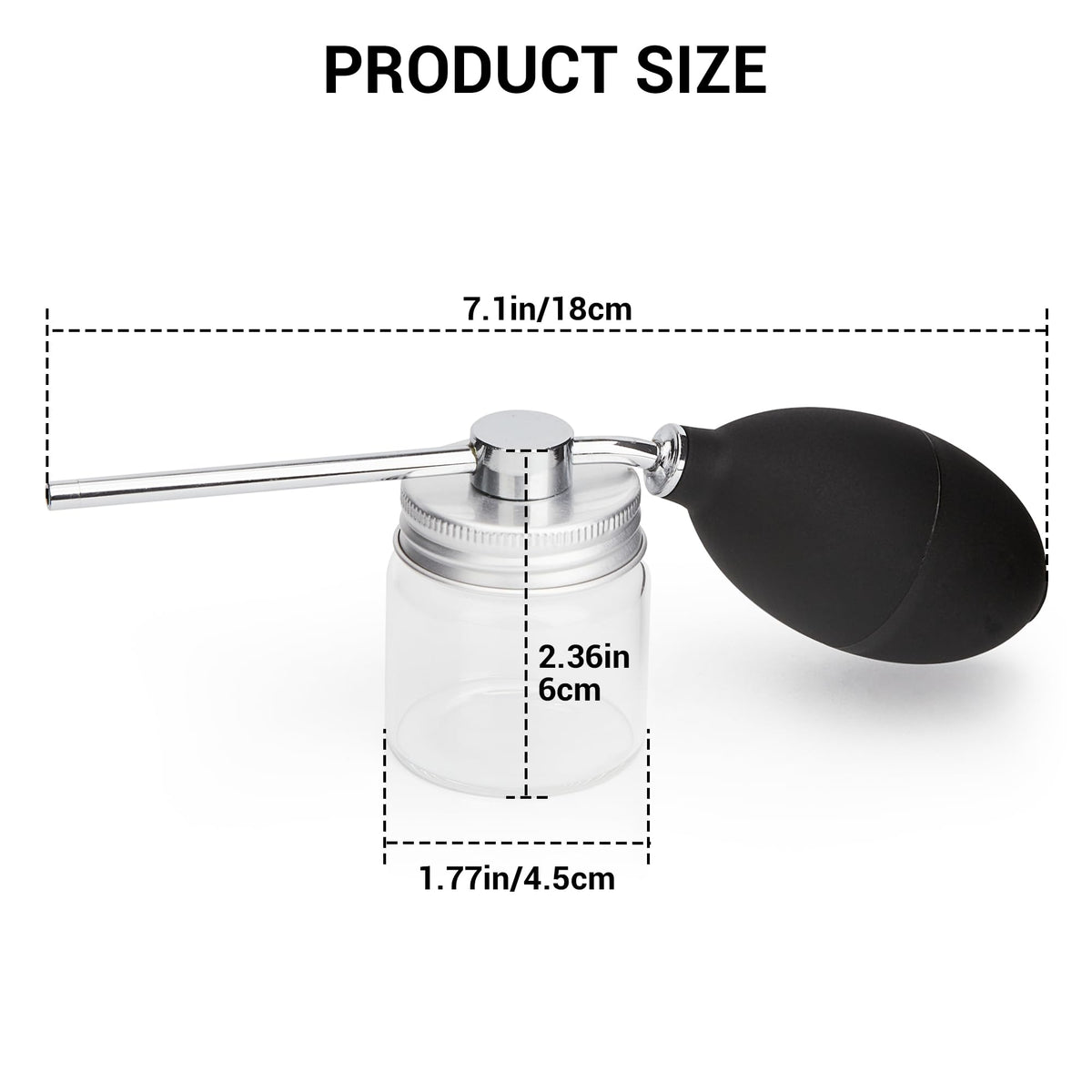 Amviner duster angled nozzle for precise corner coverage