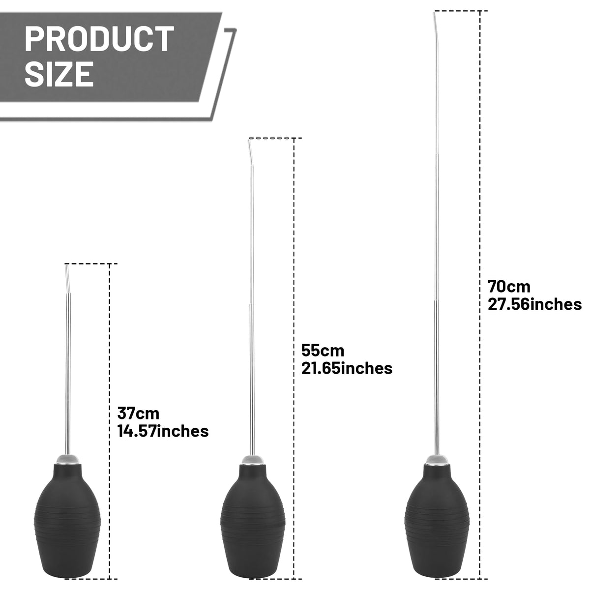Amviner duster with detachable container enables easy powder mixing.