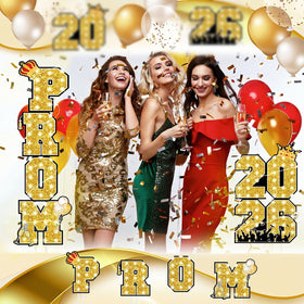 Amyhill 2026 grad party backdrop idea using yard signs