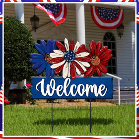 Amyhill 4th of July garden stake adds festive flair to outdoor spaces