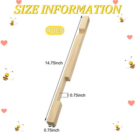 Amyhill wooden material close-up highlights sturdy construction for long-lasting beekeeping use