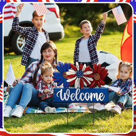 Amyhill red white and blue colors boost patriotic ambiance in any garden