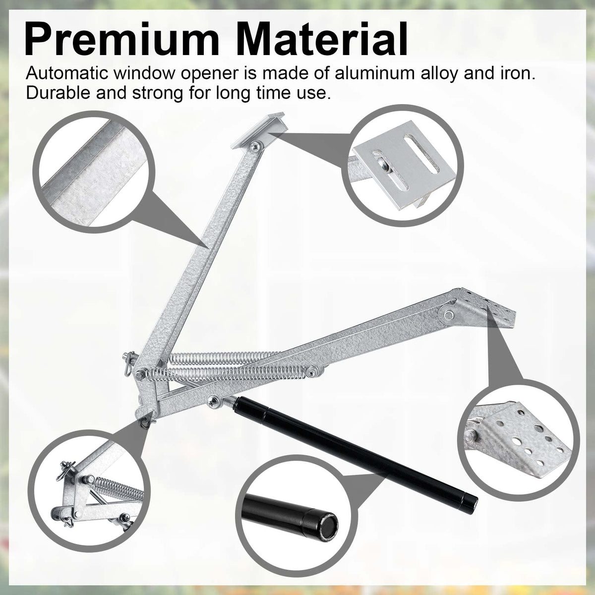 Amylove aluminium alloy body delivers durable, rust-resistant performance.