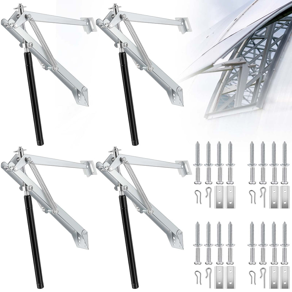 Amylove dual spring vent opener assembly for reliable greenhouse airflow.