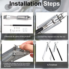 Amylove installation kit enables quick greenhouse vent setup.