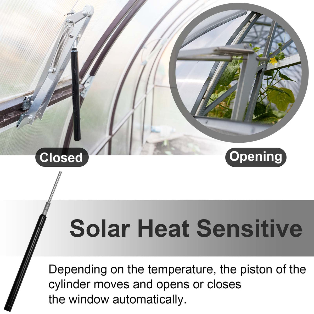 Amylove opens at 25°C and closes around 15–18°C for temperature control.