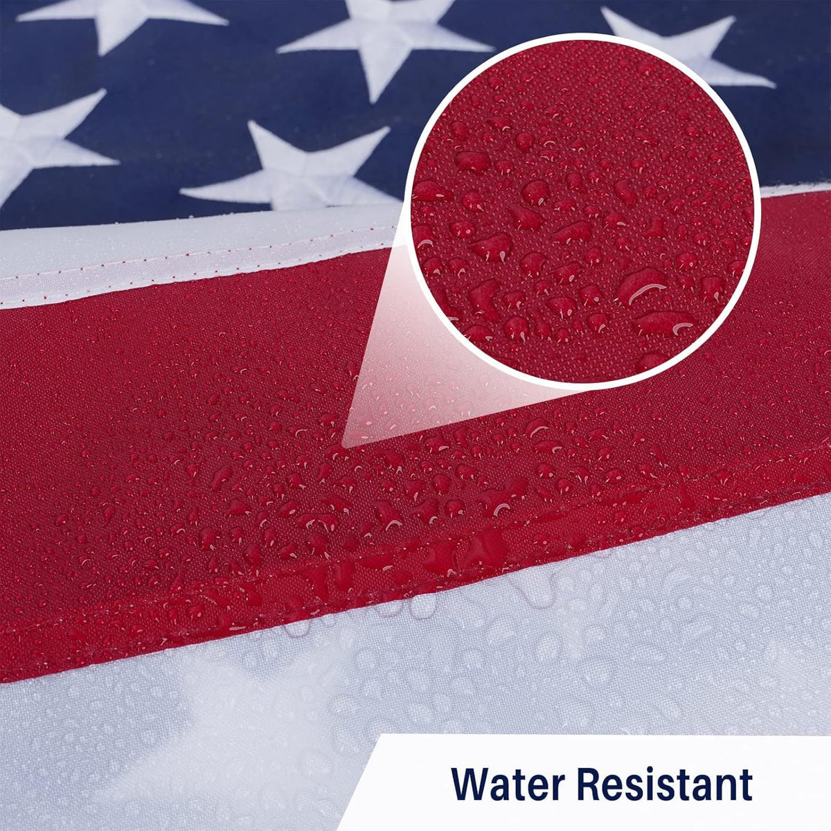 AMZFLAG flag features brass grommets and sturdy header.